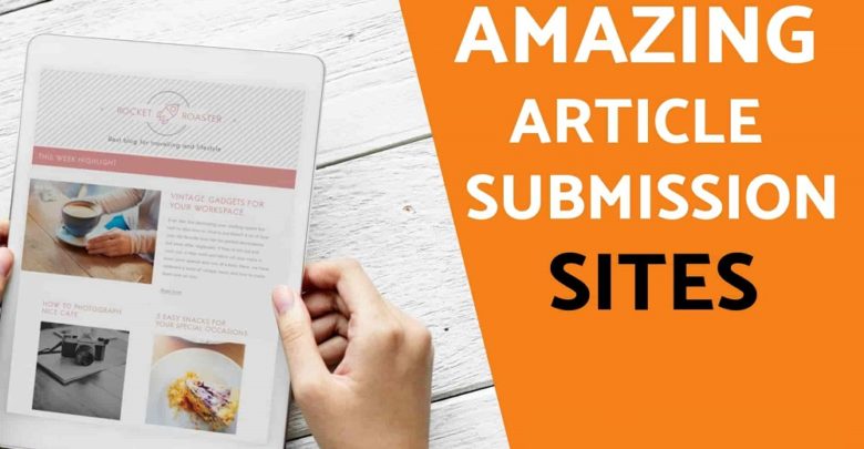 Instant Approval Article Submission Sites List