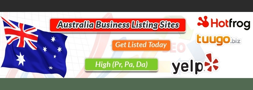 List of High DA Australia Business Listing Sites