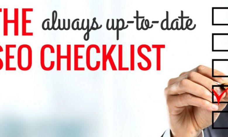 SEO Checklist for Web Design and Development