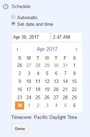 Blogger Schedule Post
