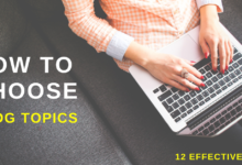 How to choose blog topics