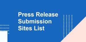 press release submission sites list