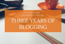 10 Blogging Lessons