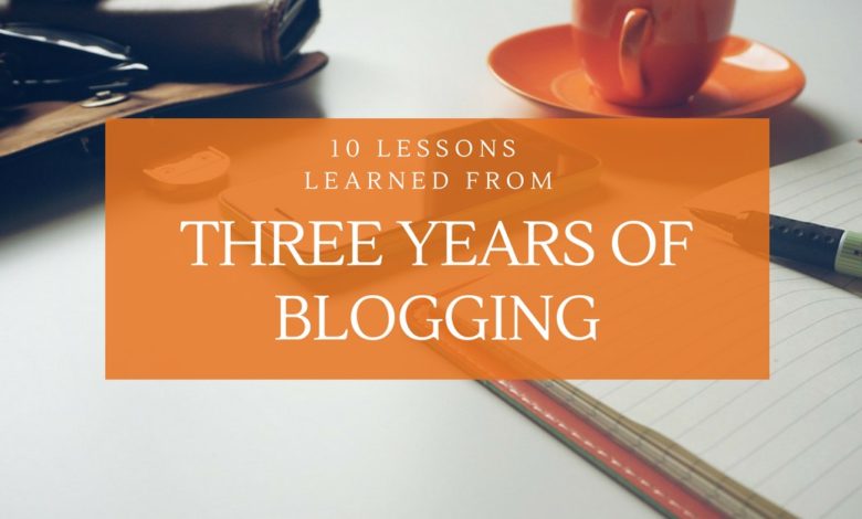 10 Blogging Lessons