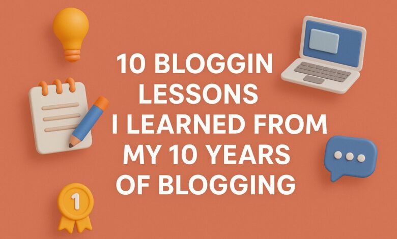 Blogging Lessons