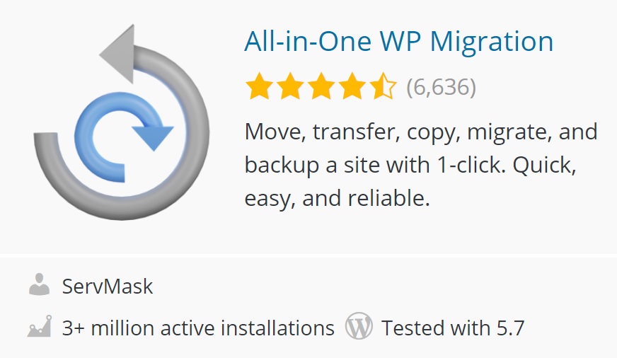 All-in-One WP Migration