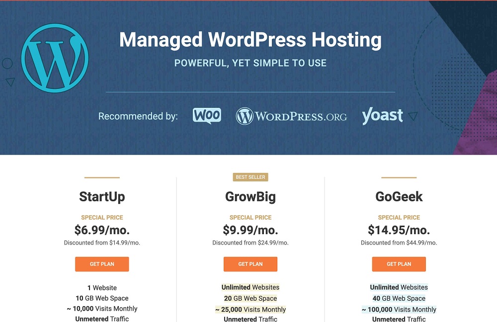 SiteGround wordpress hosting