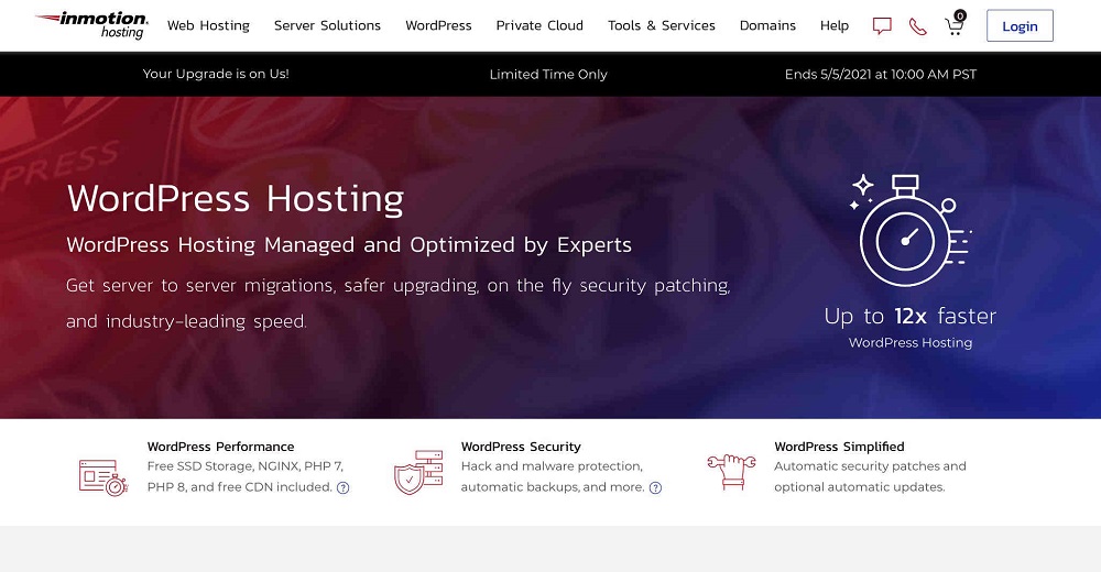 inmotion wordpress hosting