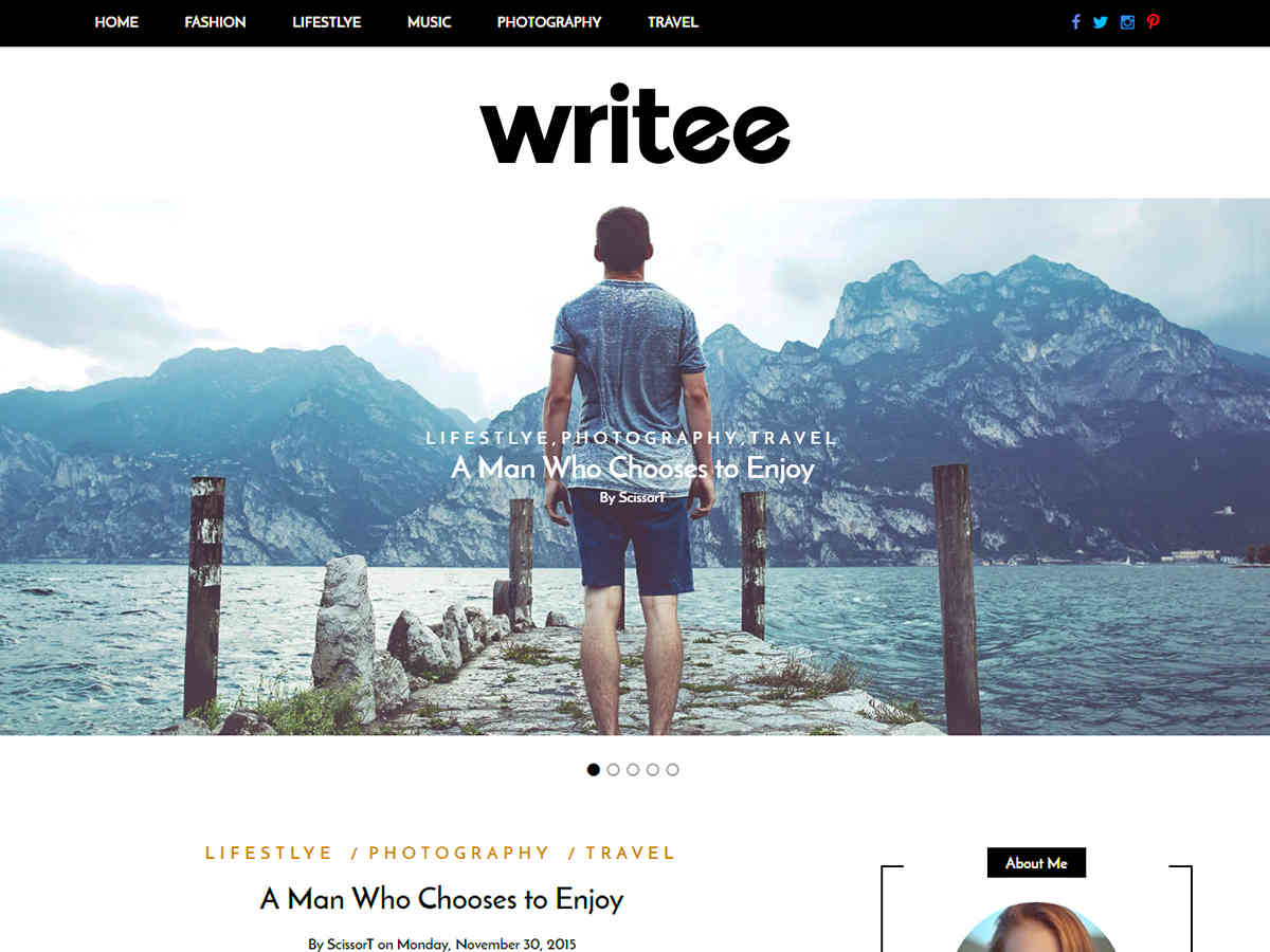 writee wordpress theme