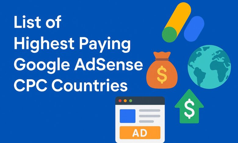 Highest Paying Google AdSense CPC Countries