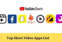 Short Video Apps List