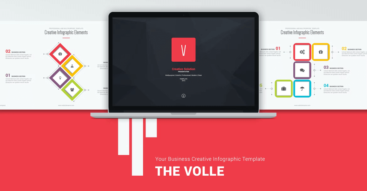 Volle Creative & Colored Template