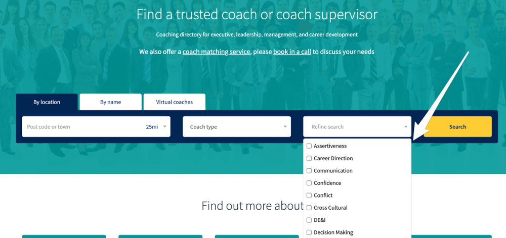 Trusted coaching directory
