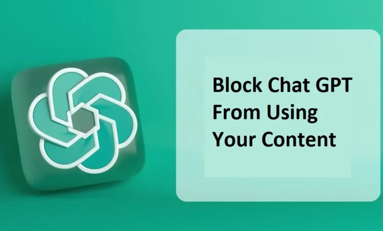 Block Chat GPT From Using Your Content