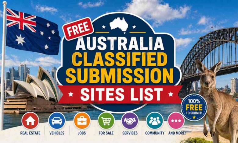 Free Australia Classified Submission Sites List