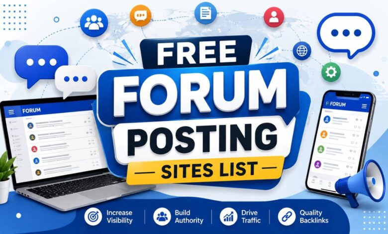 Free Forum Posting Sites List for Off-Page SEO and Community Engagement