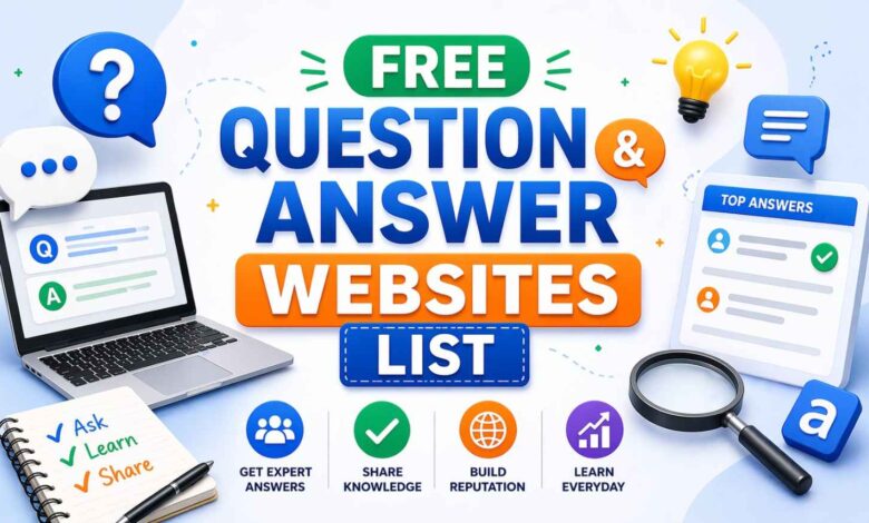 Free Question and Answer Websites List