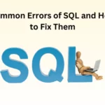 Common Errors of SQL