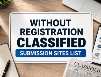 Without Registration Classified Submission Sites List