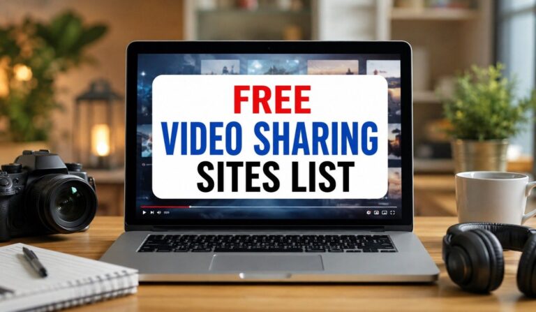 Free Video Sharing Sites List - High DA Video Submission Sites for SEO