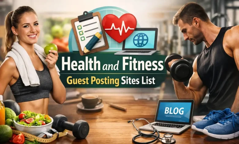 Health and Fitness Guest Posting Sites List
