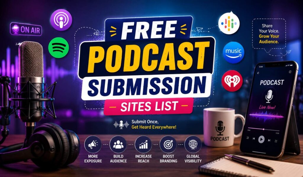 Free Podcast Submission Sites List