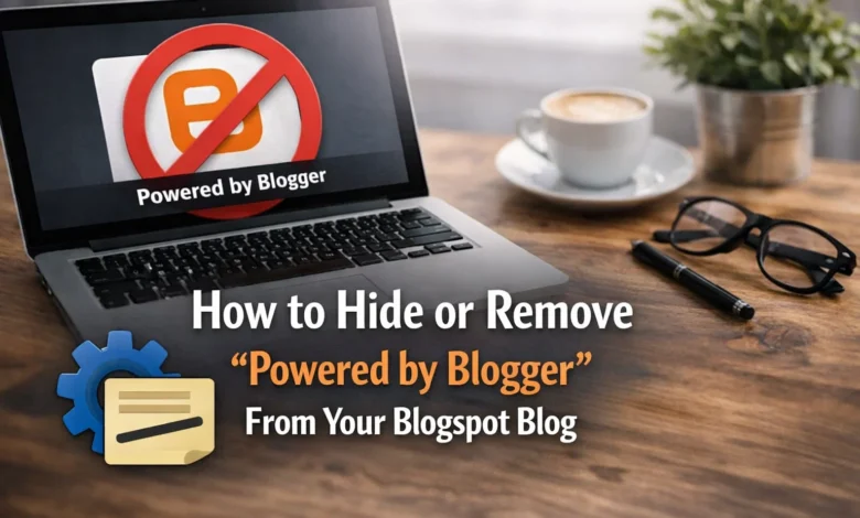 Hide or Remove Powered by Blogger From Blogspot