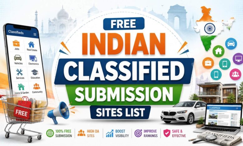 Free Indian Classified Submission Sites List by 4 SEO Help