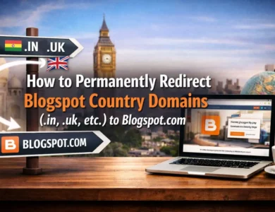 Redirect Blogspot Country Domains to Blogspot.com