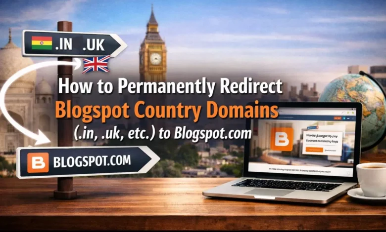 Redirect Blogspot Country Domains to Blogspot.com