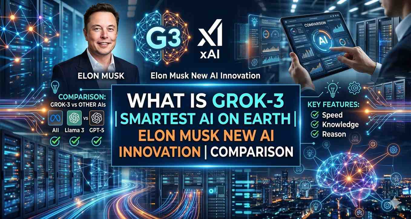 What is Grok-3 | Smartest AI on Earth | Elon Musk New AI Innovation ...