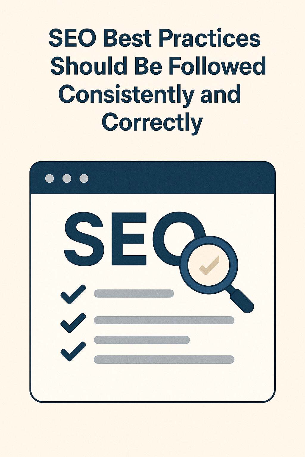 SEO Best Practices Should Be Followed Consistently and Correctly