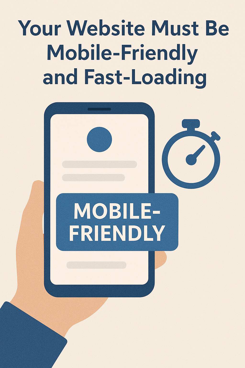Your Website Must Be Mobile-Friendly and Fast-Loading