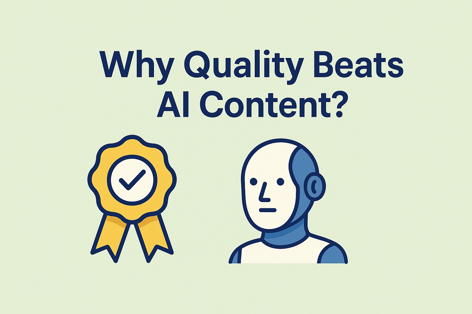 Quality Beats AI Content