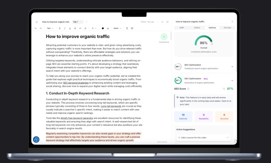 Create SEO Friendly Content Quickly via Frase.io
