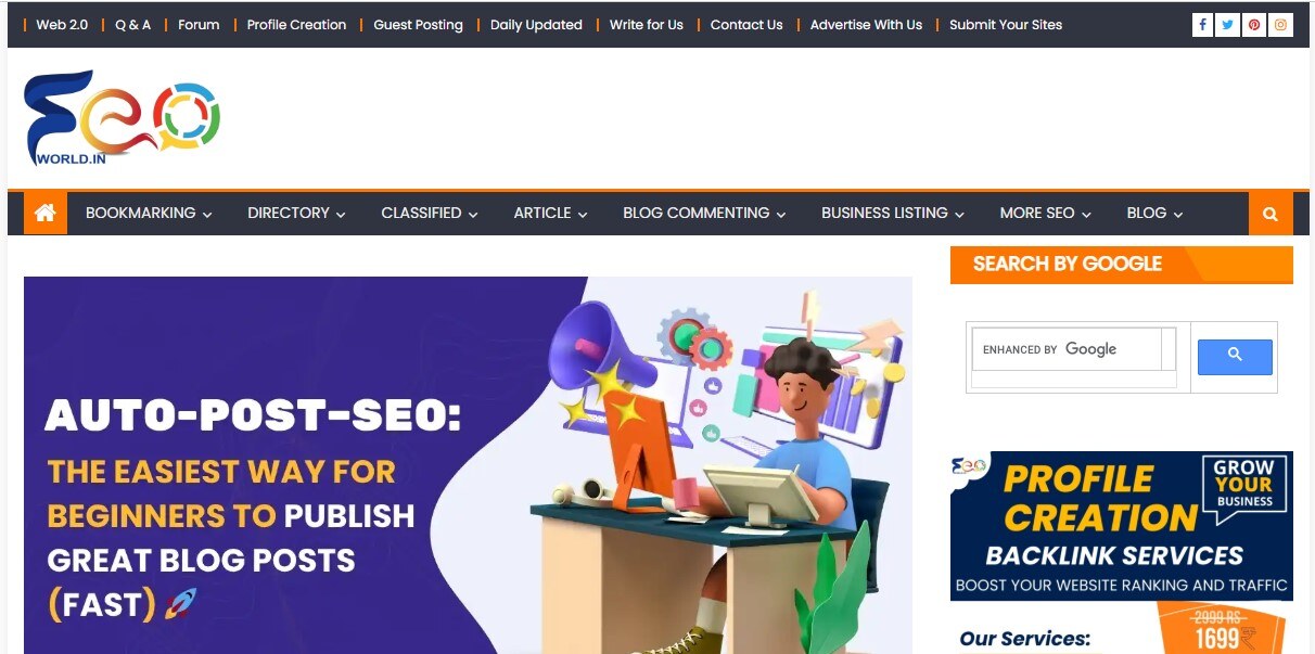 SEO WORLD Alternatives