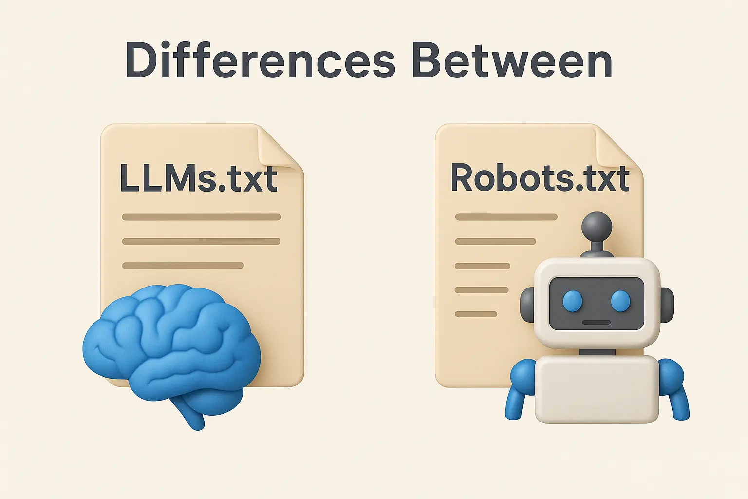 Differences Between Llms.txt and Robots.txt