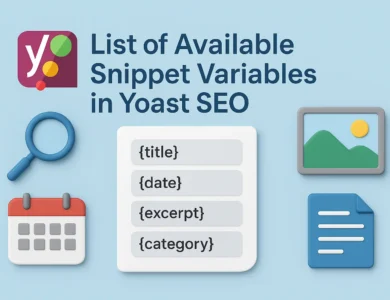 List of Available Snippet Variables in Yoast SEO