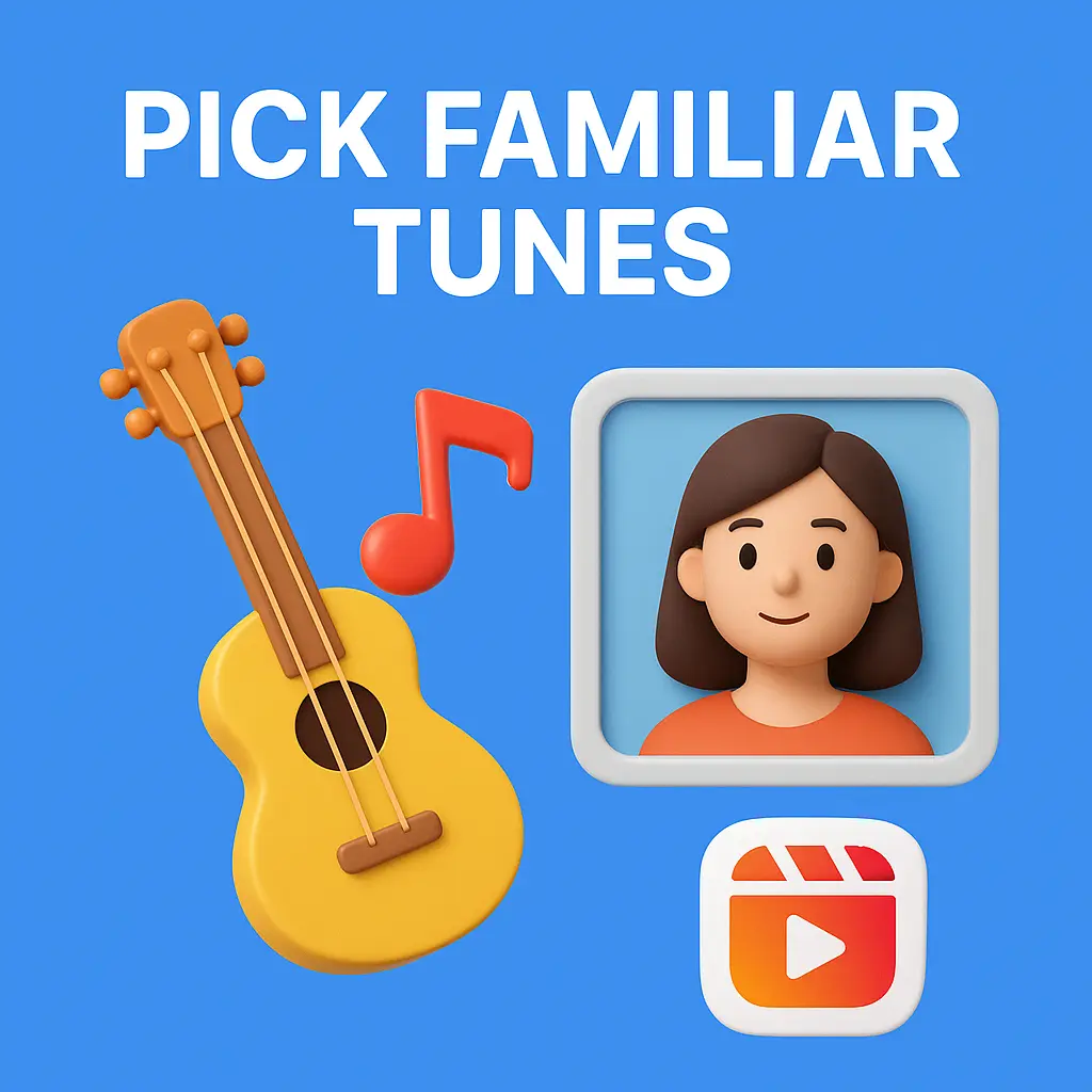 Pick Familiar Tunes in Insta Reel