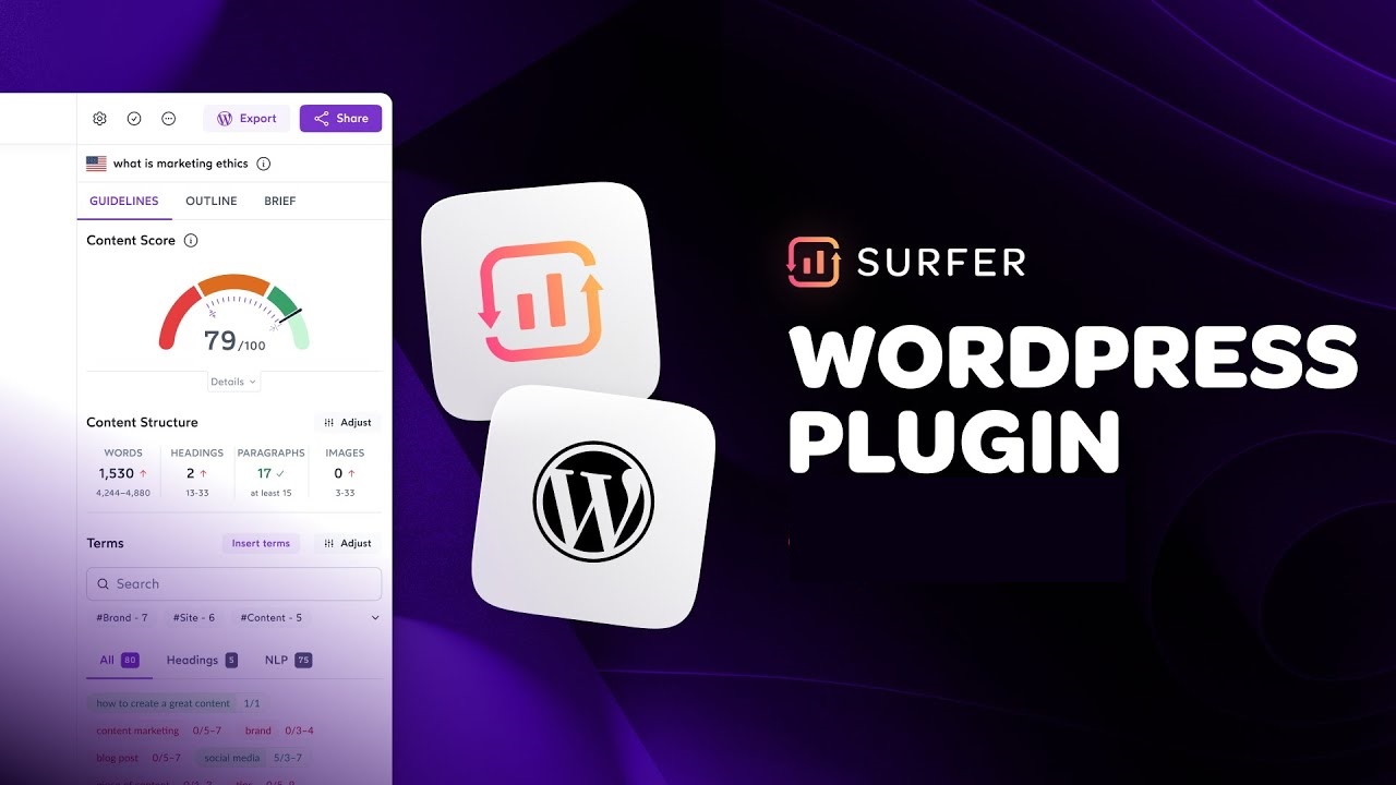 SurferSEO WordPress Plugin