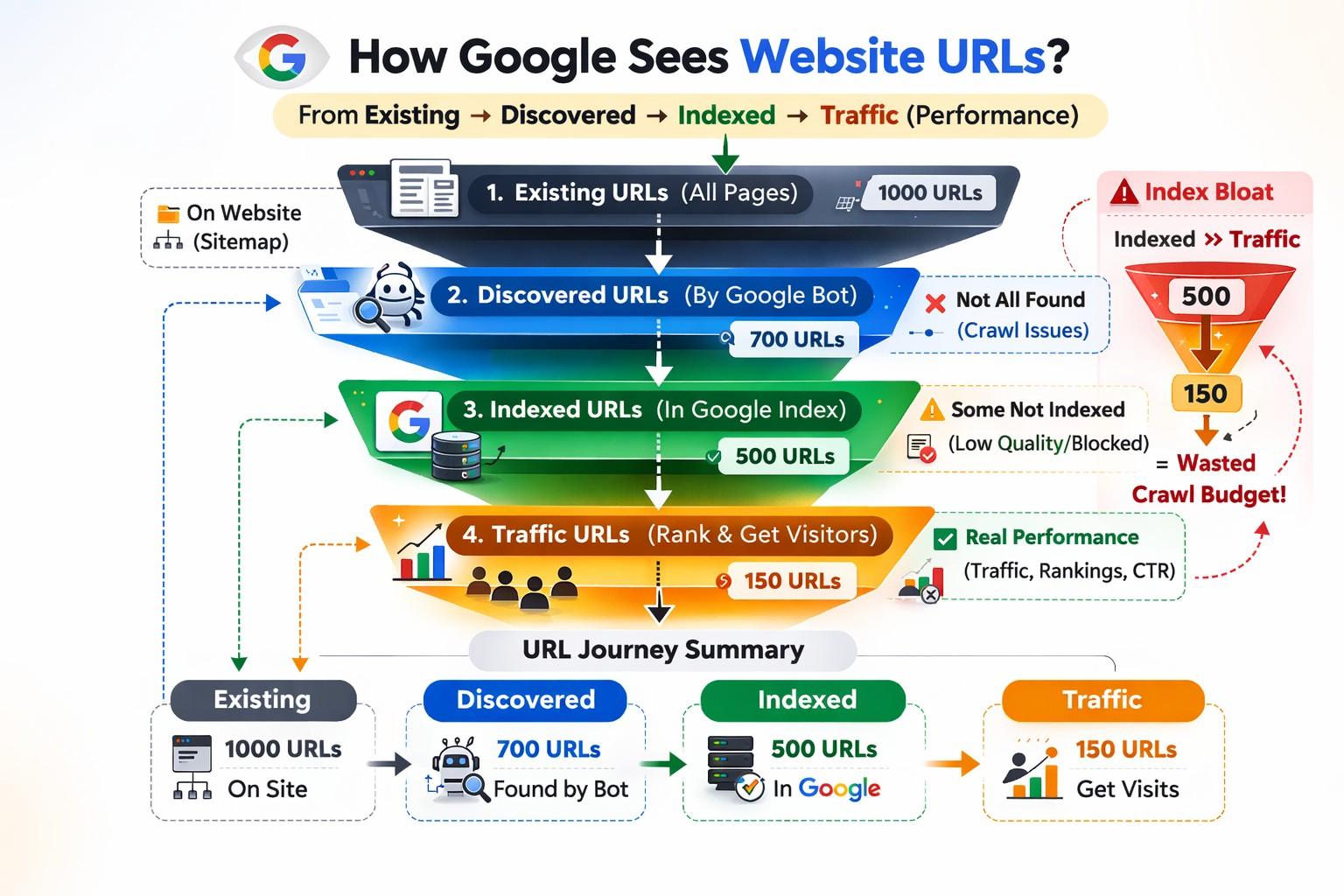 How Google Sees Website URLs