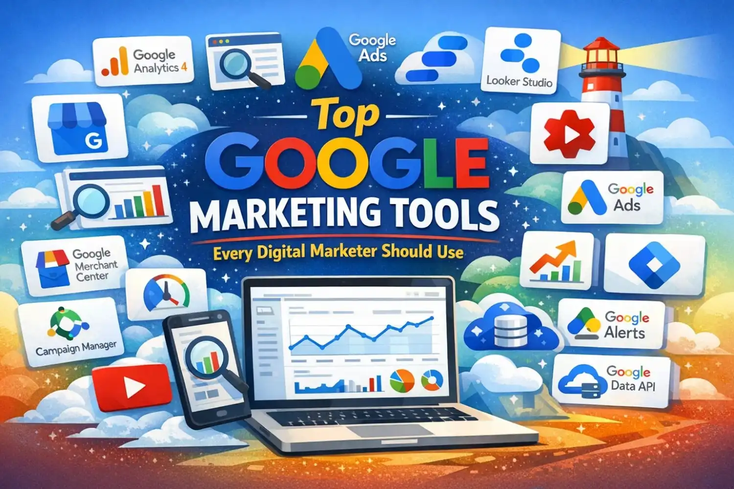 Top 15 Google Marketing Tools Every Digital Marketer Should Use (2026) - 4 SEO Help
