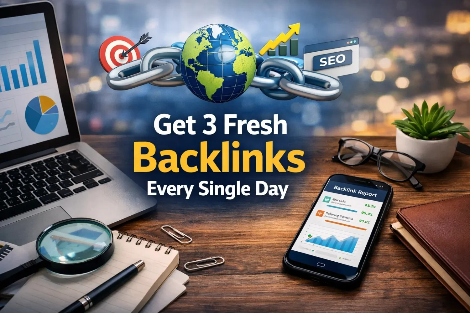 Get 3 Daily High-Quality Backlinks – Updated Everyday - 4 SEO Help