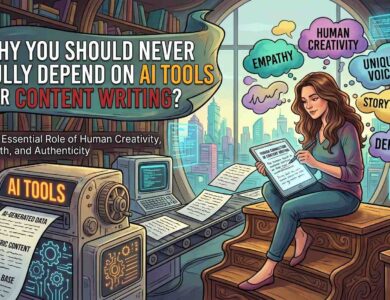 why you should never fully depend on AI tools for content writing