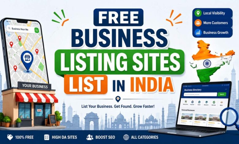 Free Business Listing Sites List in India for Local SEO